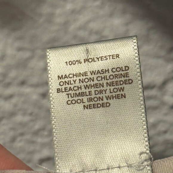 Floral Printed Polyester Blouse Gray Multi With Long Sleeves Sz XL blouse - Picture 4 of 12